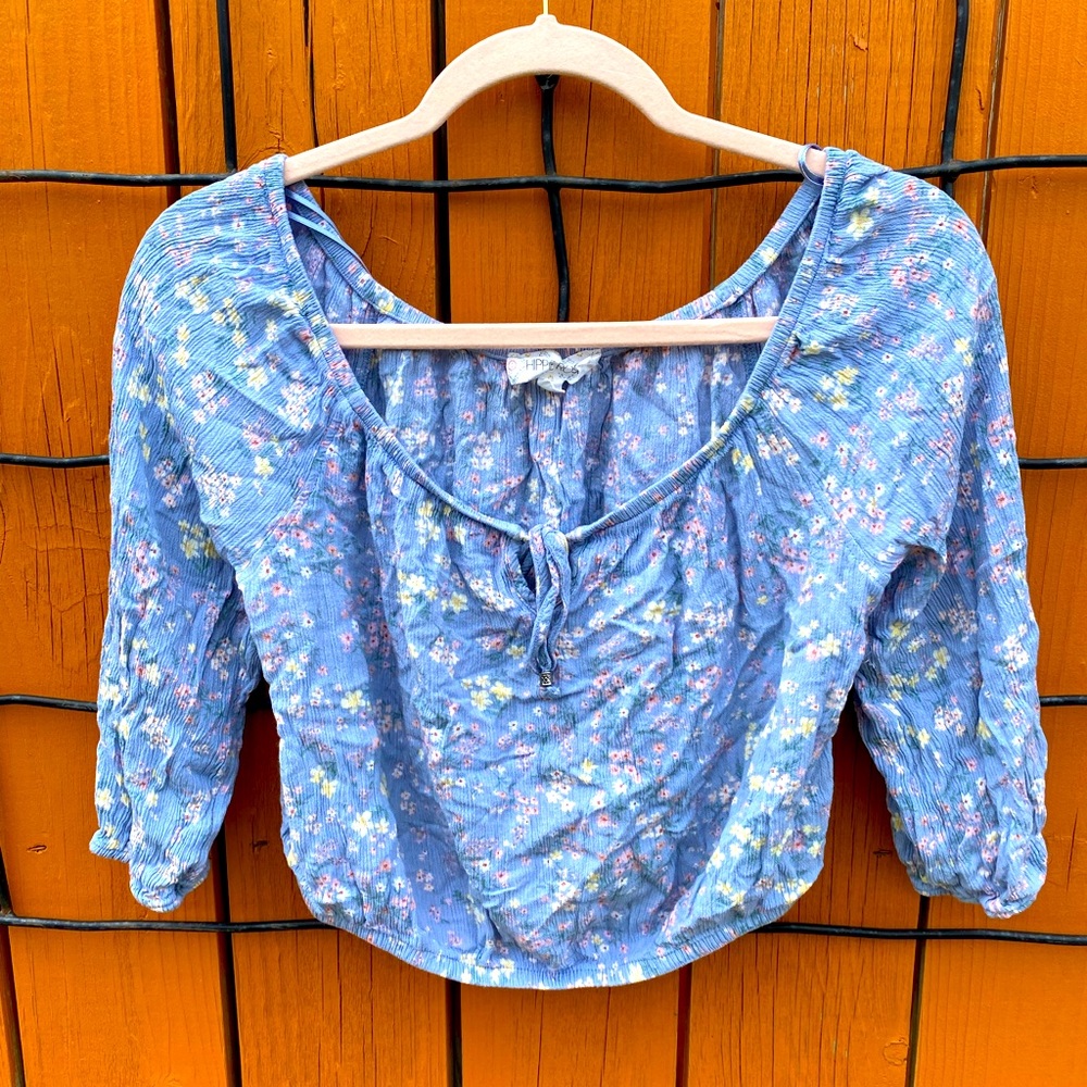 Floral crop top